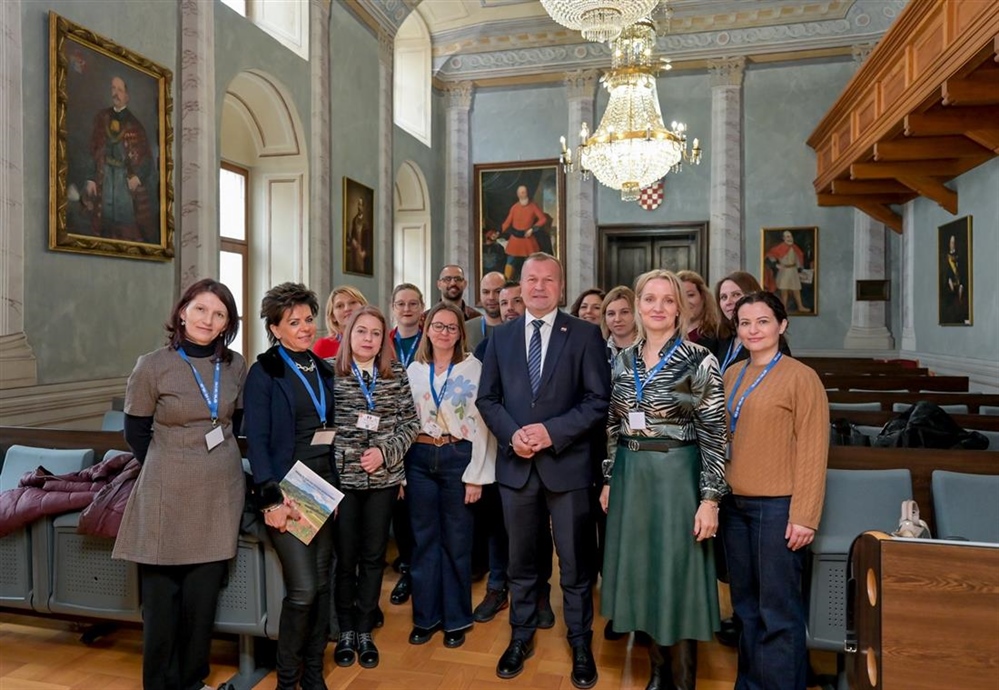 Župan Stričak primio učitelje iz Poljske, Rumunjske, Turske te OŠ Petrijanec u sklopu Erasmus+ projekta