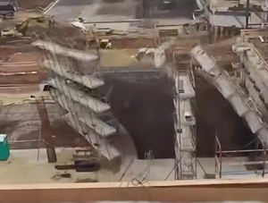 Urušila se skela na gradilištu na Rebru – radnici pobjegli u zadnji čas