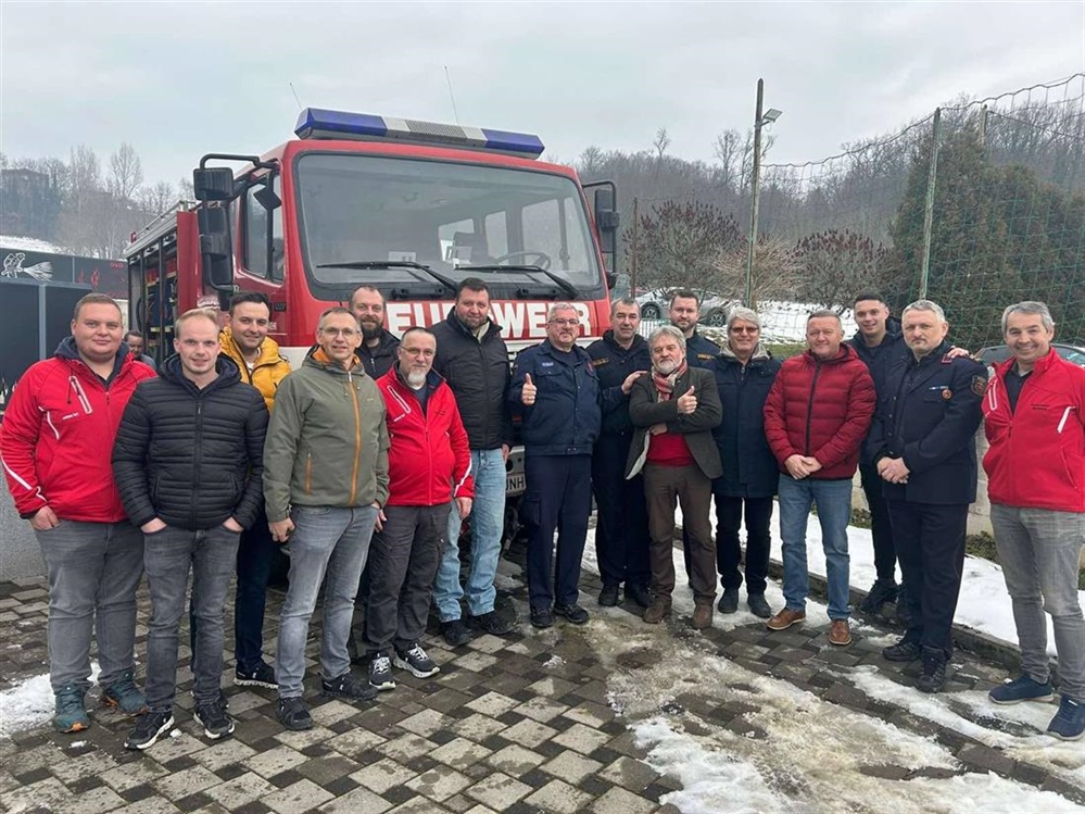 Vatrogasci DVD-a Jazvine nabavili novo vatrogasno vozilo uz pomoć prijatelja iz Autrije, Općine Radoboj i privatnih donatora