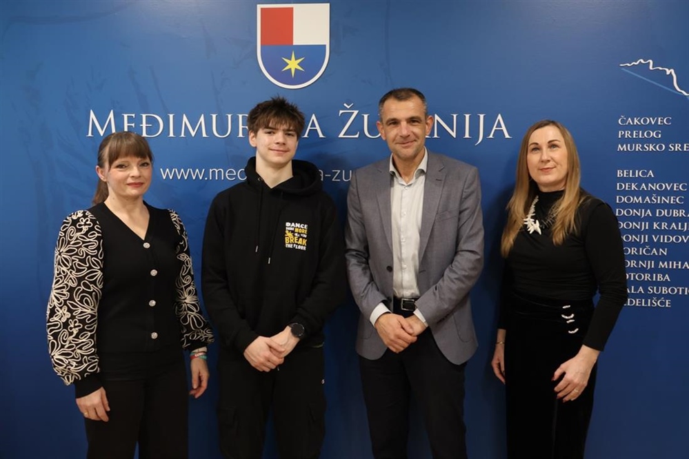 Međimurje ponosno: župan Posavec ugostio europskog prvaka Davida Pahora