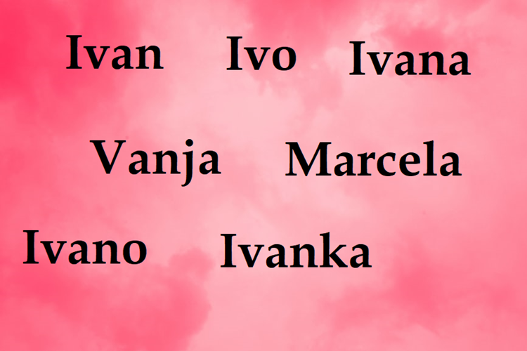 Sretan imendan današnjim slavljenicima!