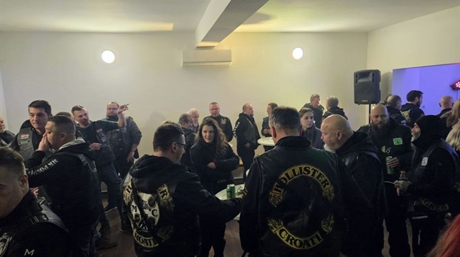 Stotine motociklista na 22. Winter partyju MK Aqua Bikers u Varaždinskim Toplicama
