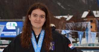 Prva hrvatska medalja u ledenom plivanju - Međimurka Sara Puklavec osvojila broncu na Europskom prvenstvu
