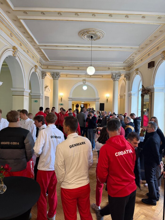 Uoči Davis Cup susreta Hrvatska - Danska ”Meet & Greet” u varaždinskom HNK, uz druženje i štrukle