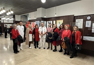 “Dan crvenih haljina“ obilježen diljem Zagorja, zamjenica župana Petek podržala akciju u SB Krapinske Toplice