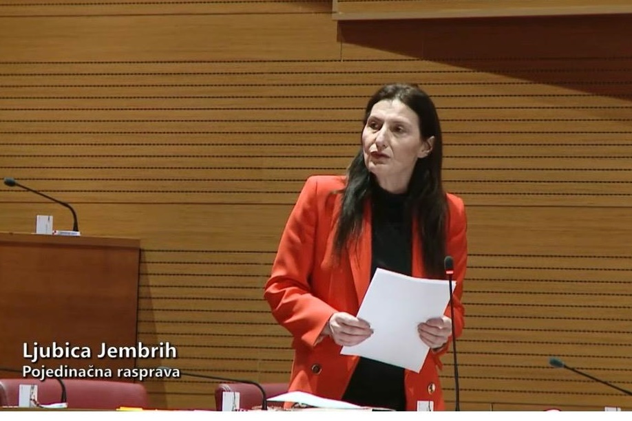 Ljubica Jembrih u Saboru: "Djeca s teškoćama ne smiju biti predmet dnevnopolitičkih prijepora"