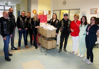 Vrijedna donacija "Zagorskih orlova" razveselila mališane na pedijatriji OB Zabok