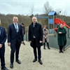 Novoizgrađeno dječje igralište u Kršćenovcu obišli ministar Šipić, župan Stričak i načelnik Žugčić