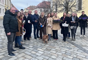 Mladež HDZ-a Varaždinske županije obilježila Valentinovo prigodnom akcijom - Gavrić: Toplina riječi i pažnje znači više nego što mislimo