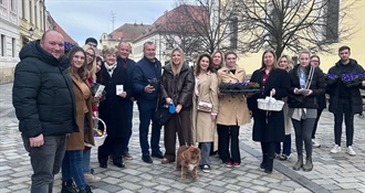 Mladež HDZ-a Varaždinske županije obilježila Valentinovo prigodnom akcijom - Gavrić: Toplina riječi i pažnje znači više nego što mislimo