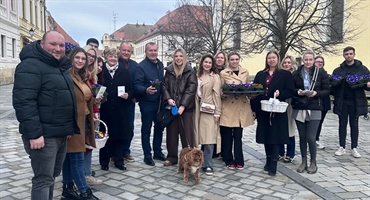 Mladež HDZ-a Varaždinske županije obilježila Valentinovo prigodnom akcijom - Gavrić: Toplina riječi i pažnje znači više nego što mislimo