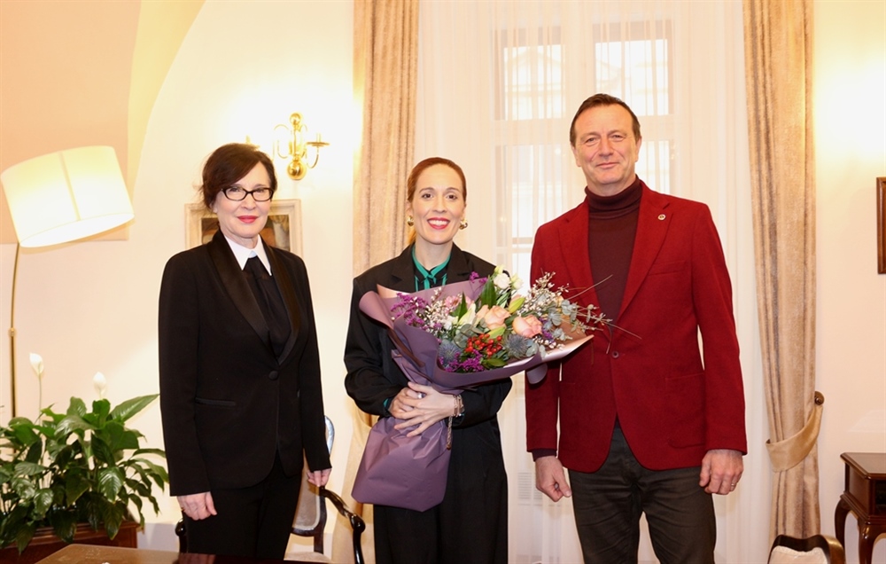 Varaždinski gradonačelnik Bosilj upriličio prijem za nagrađenu glumicu Helenu Minić