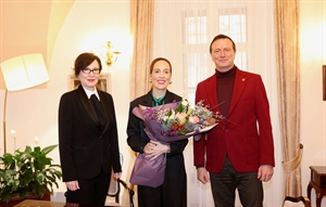 Varaždinski gradonačelnik Bosilj upriličio prijem za nagrađenu glumicu Helenu Minić