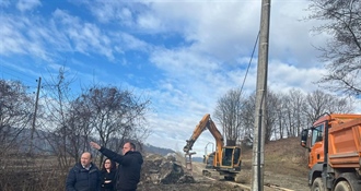 Radovi na rekonstrukciji ceste Pod Mačanske brege uspješno napreduju