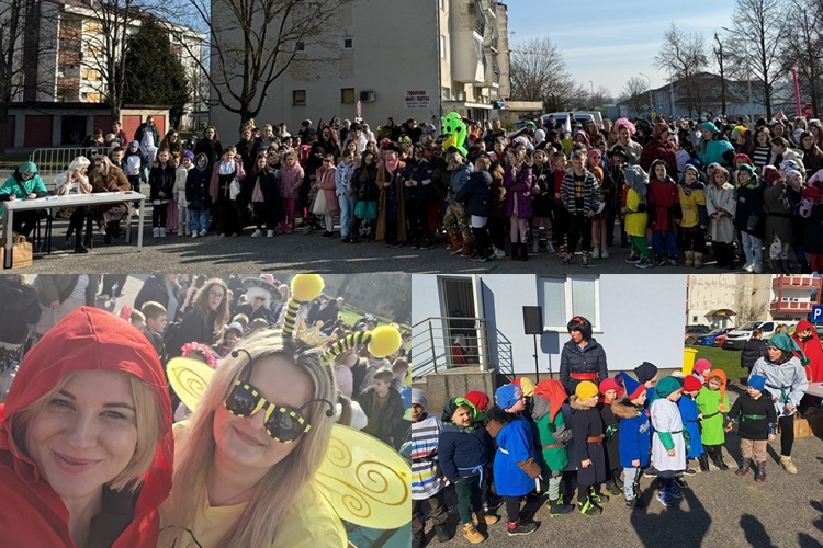 Maskirana fešta u Konjščini: Male maškare veselim i šarenim maskama zaokupile centar općine