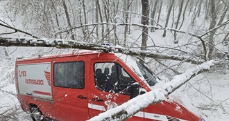 Snježne padaline izazvale probleme i u Loboru, oštećeno i vatrogasno vozilo, Jembrih: „Hvala im na svemu!”