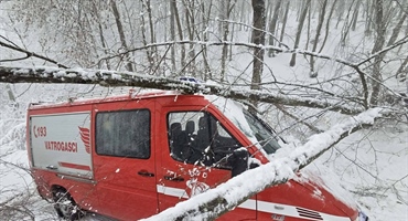 Snježne padaline izazvale probleme i u Loboru, oštećeno i vatrogasno vozilo, Jembrih: „Hvala im na svemu!”