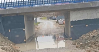 Nakon snijega i kiše – podvožnjak u Pristavi Krapinskoj pod vodom, prolaz do željezničke stanice potpuno onemogućen