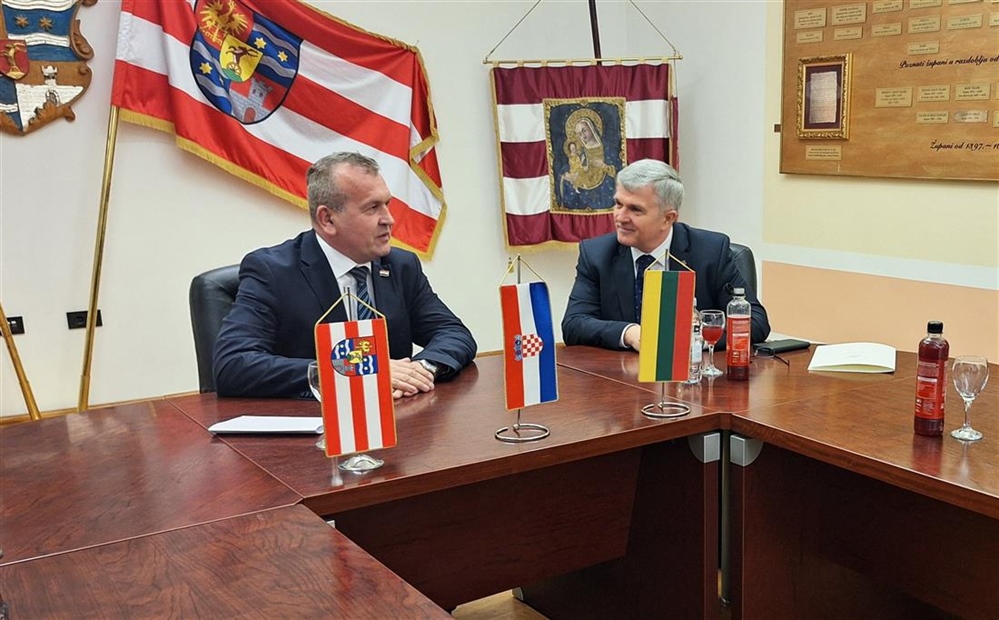 Župan Stričak održao prijem za veleposlanika Litve NJ.E. Borisovasa
