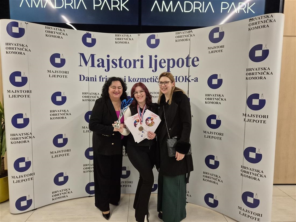 Nikolina Levak iz Krapine osvojila dvije brončane medalje na Državnom prvenstvu frizera