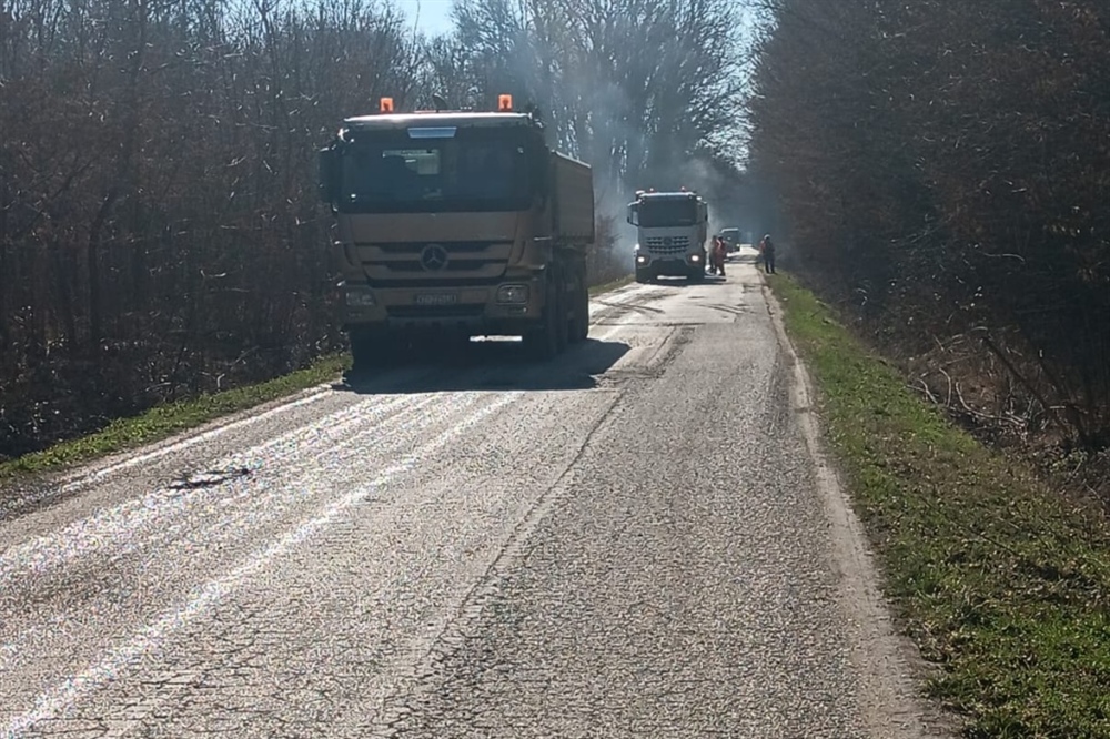 Općina Mali Bukovec: Nakon zimskog razdoblja i nastalih oštećenja, u kratkom roku sanirana županijska cesta kod šume Križančija