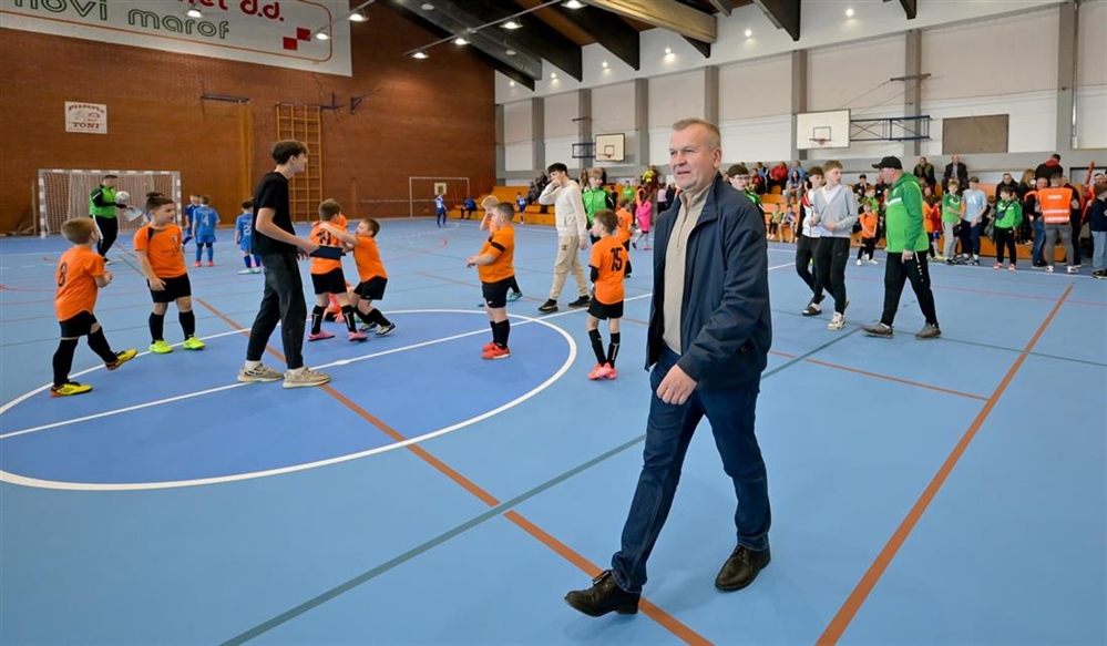 Otvorena obnovljena školska sportska dvorana OŠ Novi Marof - investicija vrijedna 334 tisuće eura