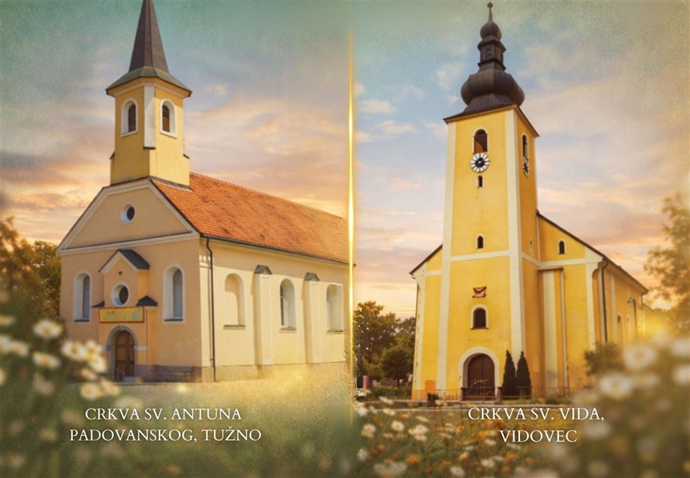 Općina Vidovec: odobreno 98.000 eura za nastavak obnove crkava u Tužnom i Vidovcu