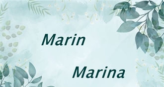 Marin, Marinko, Marinka, Marina... vaš je dan - sretan imendan