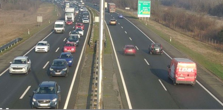 Ponovno gužva i zastoji na zagrebačkoj obilaznici, u smjeru Bregane kolona dva kilometra