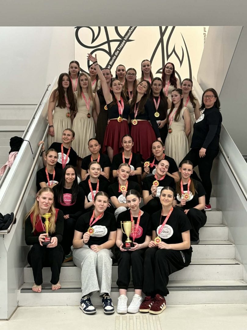 Ponos Međimurja u srcu Europe - Plesačice Vivone osvojile zlato i srebro