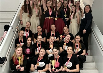 Ponos Međimurja u srcu Europe - Plesačice Vivone osvojile zlato i srebro