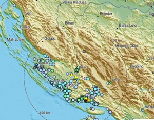 Tlo se ponovno zatreslo - potres jačine 3,9 po Richteru noćas uznemirio dio Dalmacije