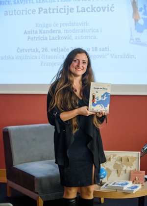 Od Lovrečana do 80 zemalja svijeta: Patricia Lacković u Varaždinu predstavila knjigu „Europa na dlanu“