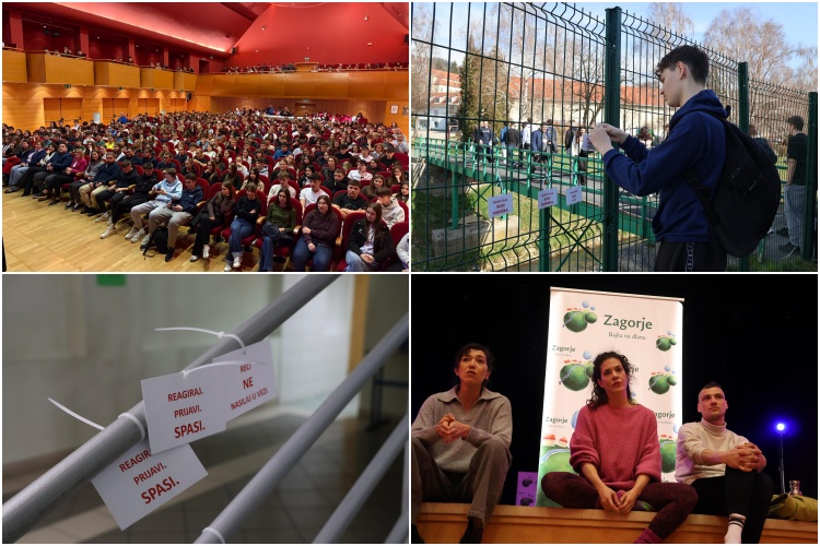 "Perkusije ljubavi" u Krapini: snažna predstava o nasilju nad ženama za srednjoškolce