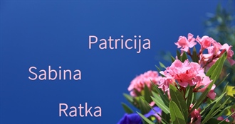 Današnje slavljenice su Patricija, Sabina i Ratka – sretan im imendan!