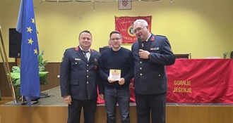 Održana skupština DVD-a Gornje Jesenje uz pregled rada i planova, načelniku Cvrtili dodijeljena zahvala za podršku radu društva