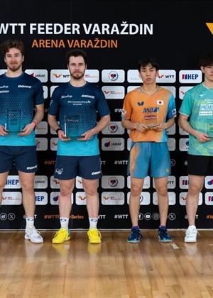 Završen Međunarodni turnir u stolnom tenisu WTT Feeder Varaždin 2026., okupio je gotovo 150 igrača