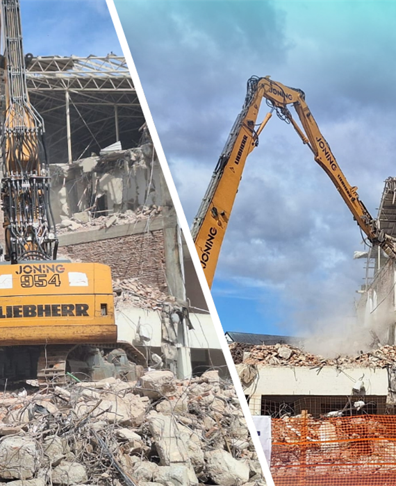 FOTO Dio zgrade već je prošlost! Radovi na zgradi varaždinskog sudu brzo napreduju