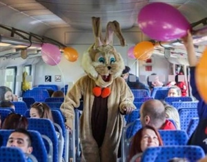 USKRSNI VLAK ZEKO EXPRESS STIŽE U ZAGORJE: Vesela vožnja za cijelu obitelj na relaciji Krapina – Zabok – Krapina