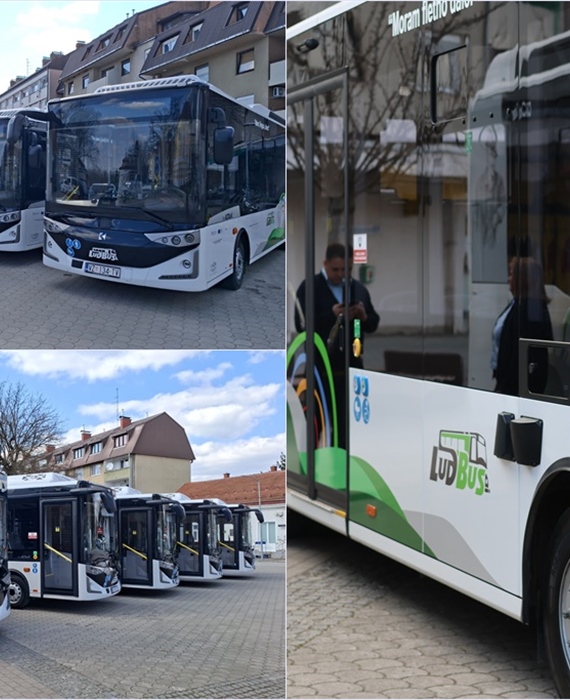 Kakav rođendanski poklon gradu! U Ludbreg stiglo pet električnih autobusa