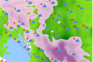 Nakon proljetnog vremena, vraća se zima – idući tjedan veliki pad temperature, moguć i snijeg?