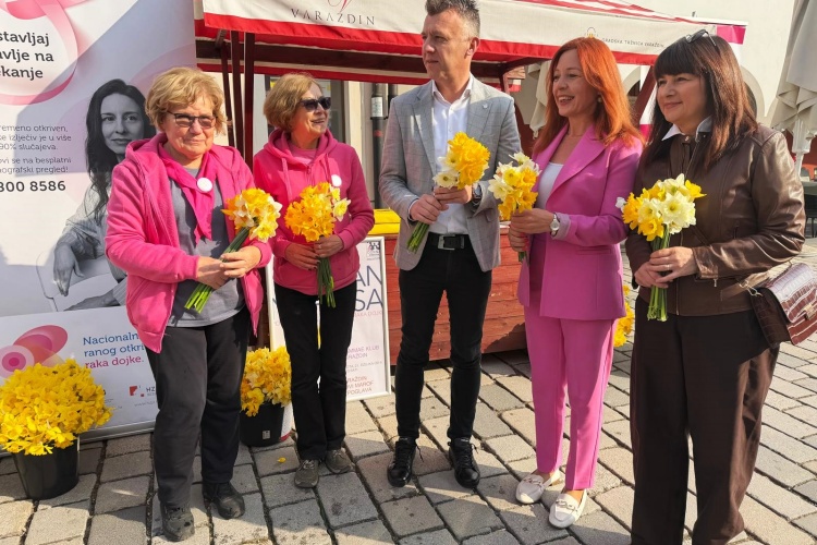 U Varaždinskoj županiji obilježen Dan narcisa: Rak dojke i dalje je najčešća vrsta karcinoma od kojeg obolijevaju žene