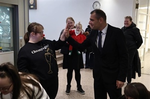 Podršku obilježavanju Dana narcisa i Svjetskoga dana osoba sa sindromom Down dao i župan Matija Posavec