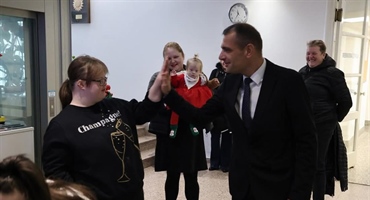 Podršku obilježavanju Dana narcisa i Svjetskoga dana osoba sa sindromom Down dao i župan Matija Posavec