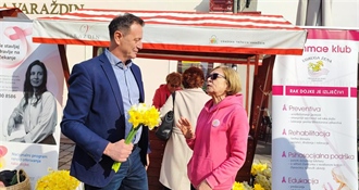 Dan narcisa u Varaždinu: Gradonačelnik pozvao žene da ne ignoriraju poziv na mamografiju