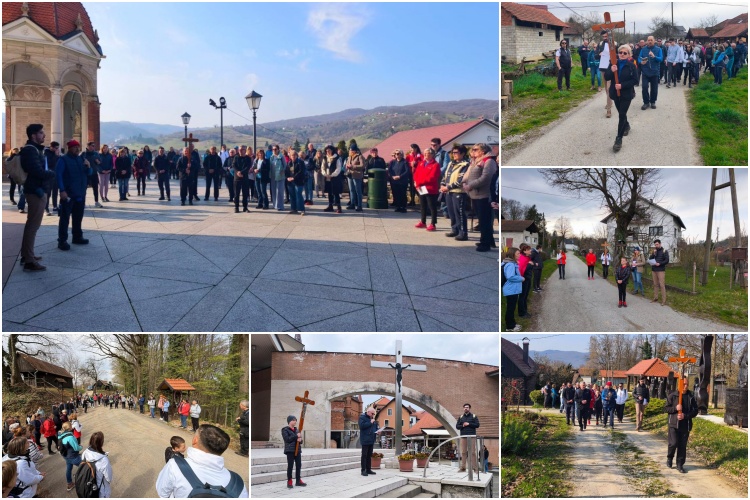 Održan sedmi župni Križni put u Mariji Bistrici: 140 vjernika hodalo 16,5 kilometara