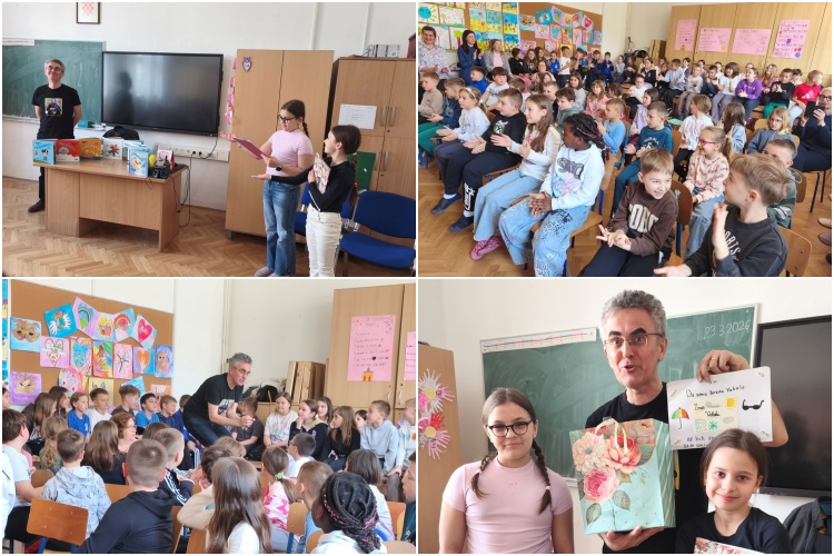 Zoran Vakula donio "potpuno vedro raspoloženje" u OŠ Ljudevit Gaj u Krapini