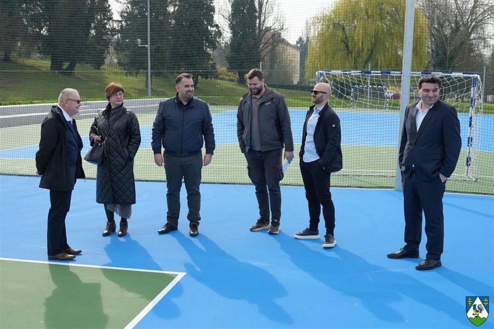 Župan Golubić obišao radove na Gimnaziji i školskom igralištu u Križevcima - ulaganja teška više od tri milijuna eura