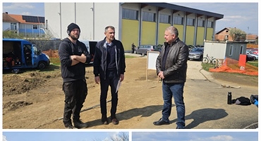 Župan Posavec obišao radove u Strahonincu - pri kraju prvi pump track poligon u Međimurju
