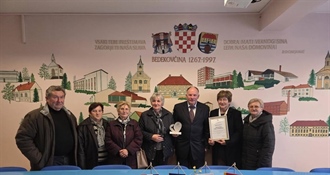 Načelnik Odak dodijelio zahvalnicu Udruzi žena "Jana" Poznanovec, dobitnicama nagrade ''Ponos Hrvatske''